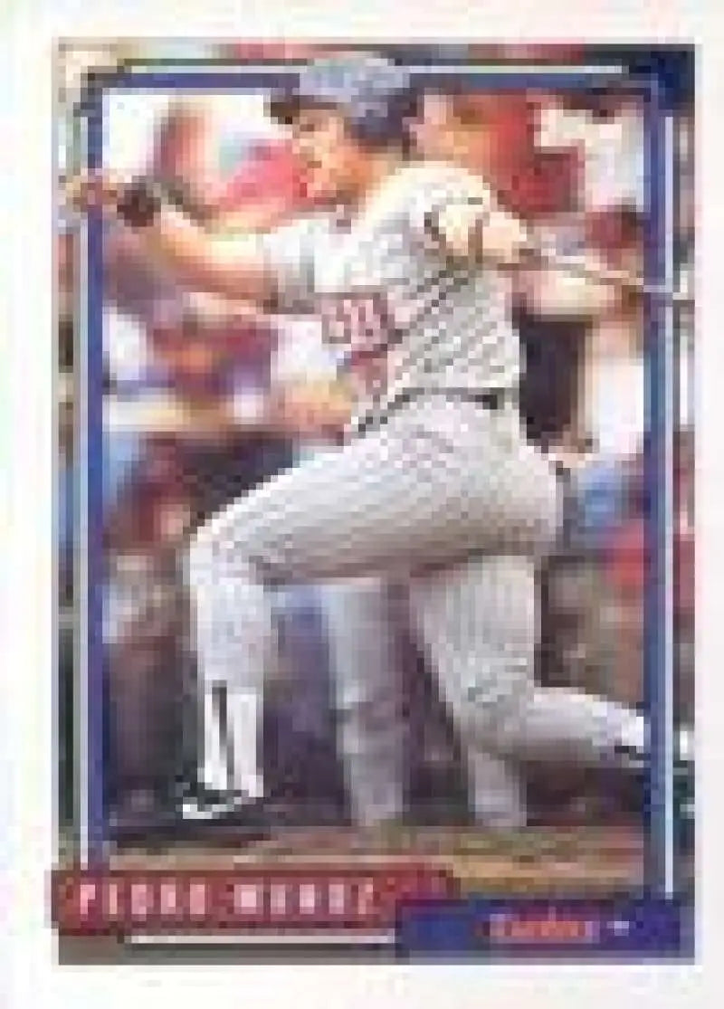 1992 Topps Micro #613 Pedro Munoz NM-MT Minnesota Twins Baseball Card - Baseball Card Single
