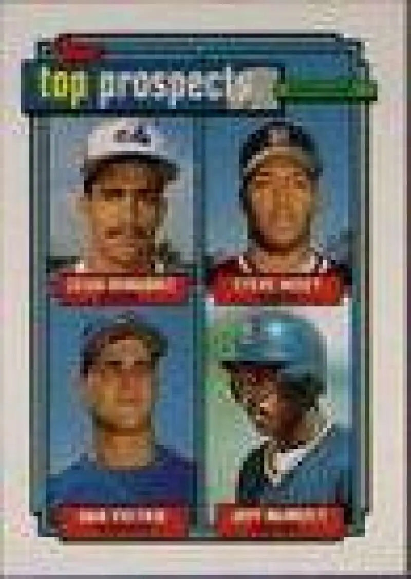 1992 Topps Micro #618 Cesar Hernandez/Steve Hosey/Dan Peltier/Jeff McNeely NM-MT RC Rookie Montreal Expos/San Francisco