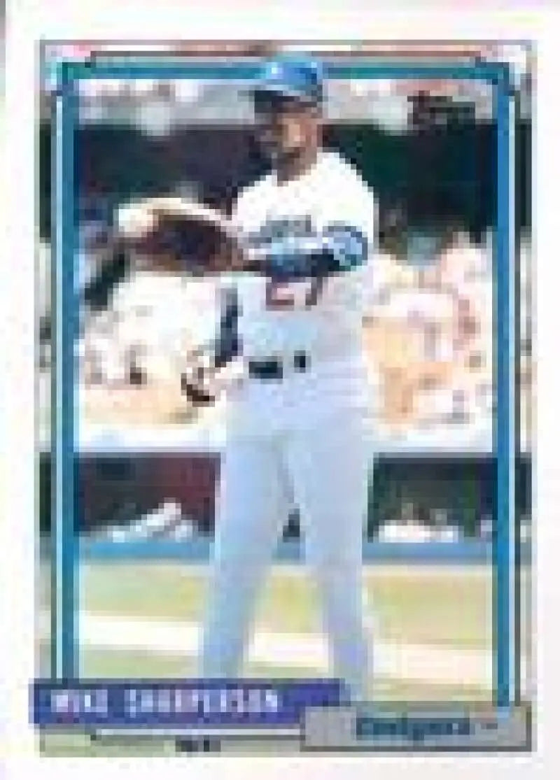 1992 Topps Micro #627 Mike Sharperson NM-MT Los Angeles Dodgers Baseball Card - Baseball Card Single