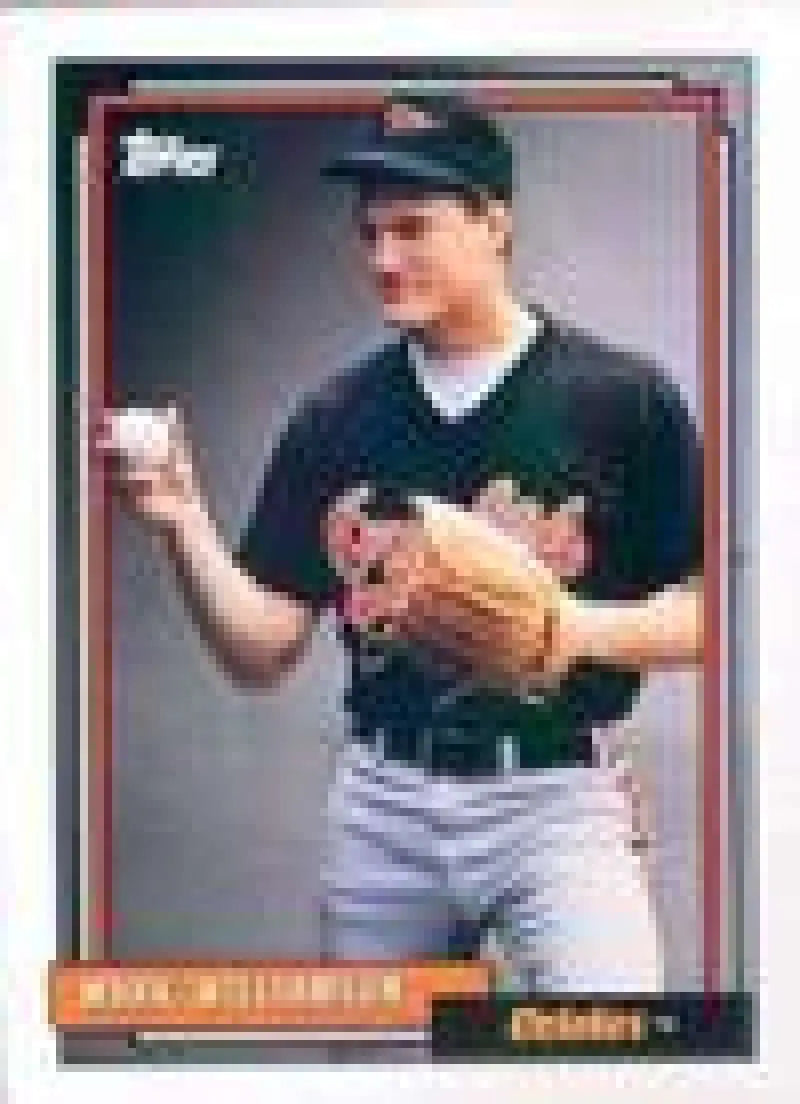 1992 Topps Micro #628 Mark Williamson NM-MT Baltimore Orioles Baseball Card - Baseball Card Single