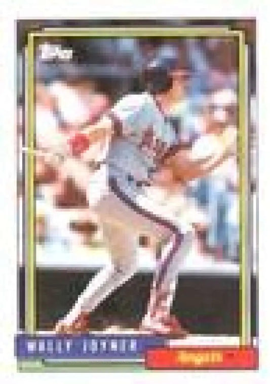 1992 Topps Micro #629 Wally Joyner NM-MT California Angels Baseball Card - Baseball Card Single