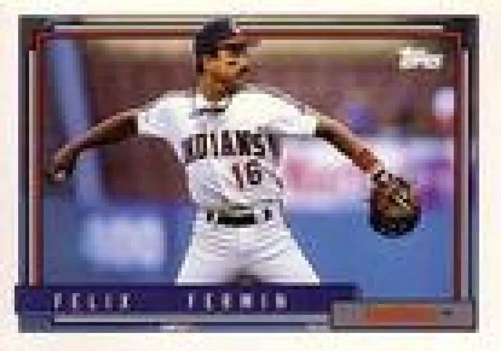 1992 Topps Micro #632 Felix Fermin NM-MT Cleveland Indians Baseball Card - Baseball Card Single