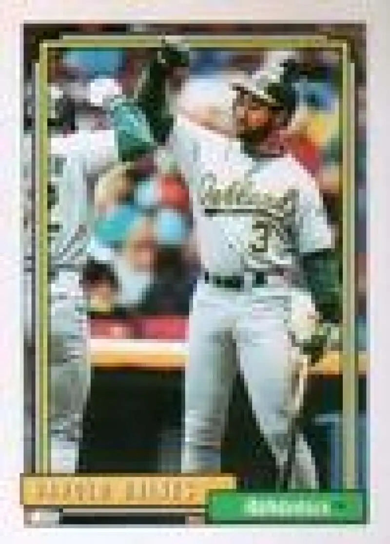 1992 Topps Micro #635 Harold Baines NM-MT Oakland Athletics Baseball Card - Baseball Card Single