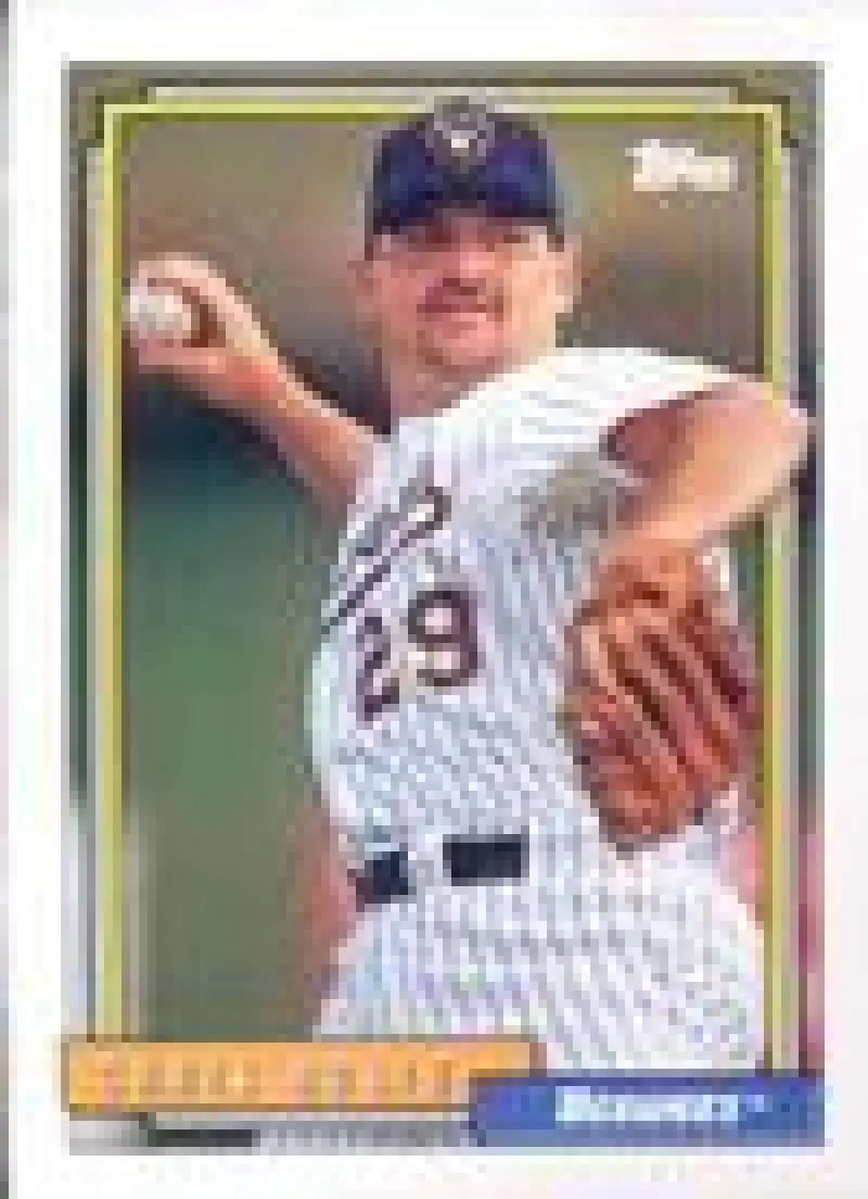1992 Topps Micro #638 Chris Bosio NM-MT Milwaukee Brewers Baseball Card - Baseball Card Single