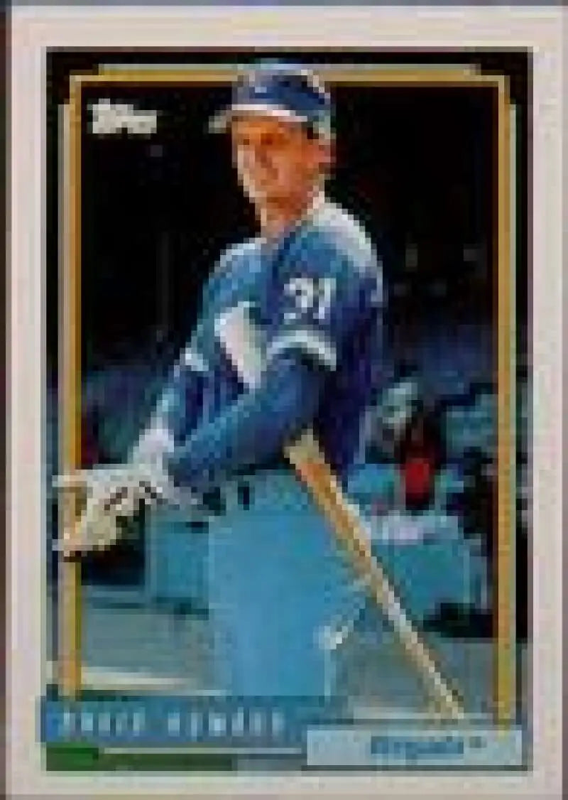 1992 Topps Micro #641 David Howard NM-MT Kansas City Royals Baseball Card - Baseball Card Single