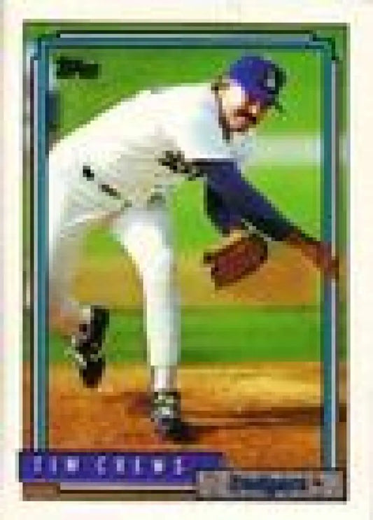1992 Topps Micro #642 Tim Crews NM-MT Los Angeles Dodgers Baseball Card - Baseball Card Single