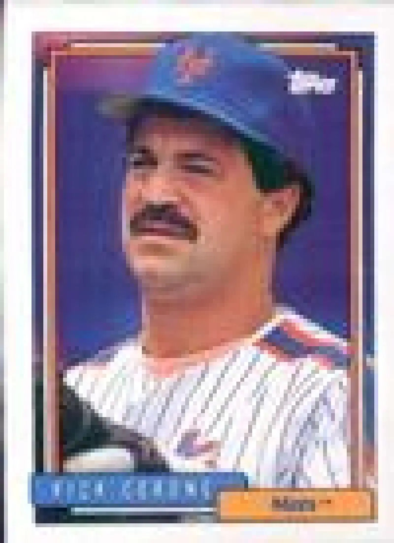 1992 Topps Micro #643 Rick Cerone NM-MT New York Mets Baseball Card - Baseball Card Single