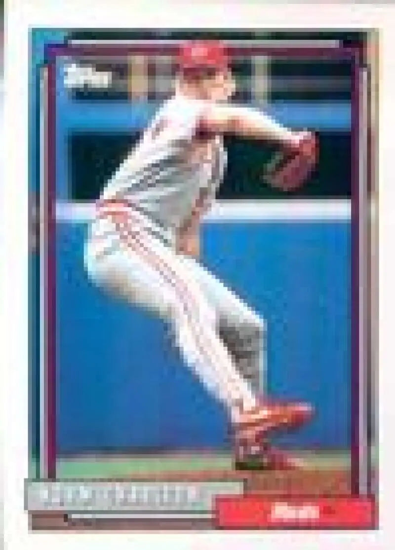 1992 Topps Micro #649 Norm Charlton NM-MT Cincinnati Reds Baseball Card - Baseball Card Single