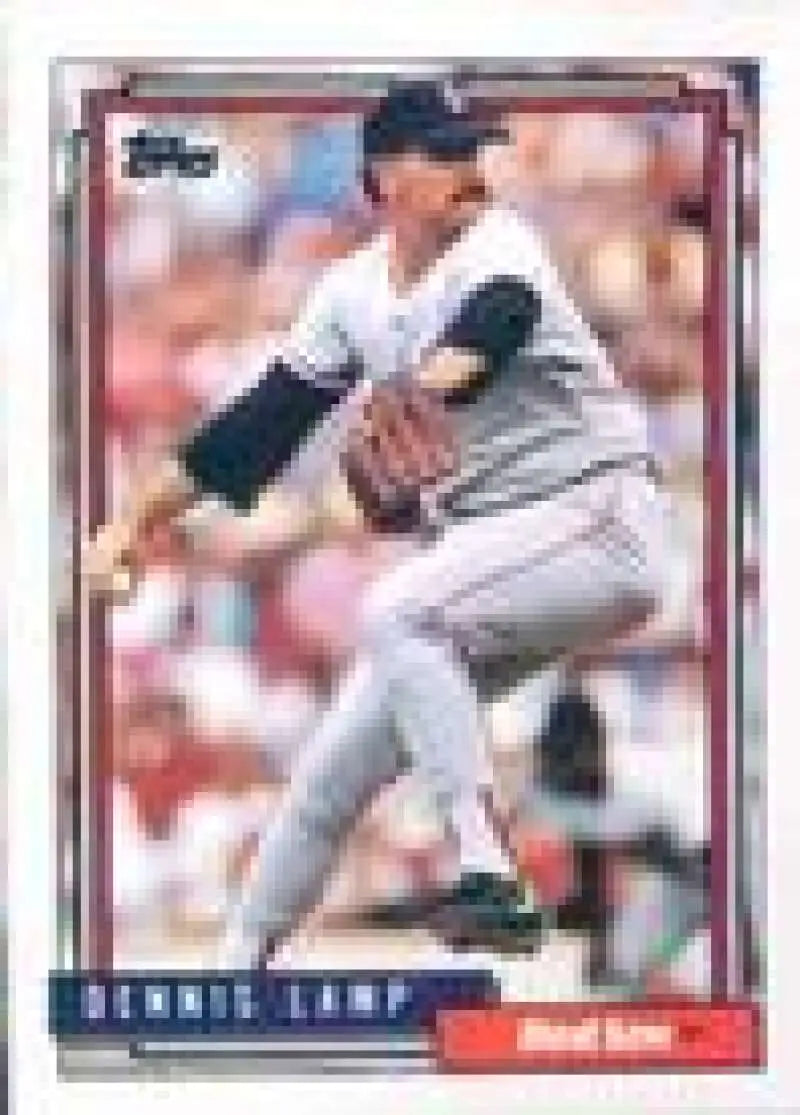 1992 Topps Micro #653 Dennis Lamp NM-MT Boston Red Sox Baseball Card - Baseball Card Single