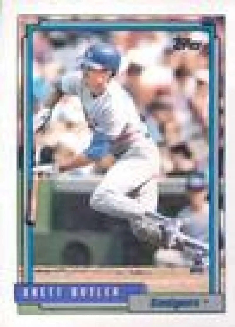 1992 Topps Micro #655 Brett Butler NM-MT Los Angeles Dodgers Baseball Card - Baseball Card Single