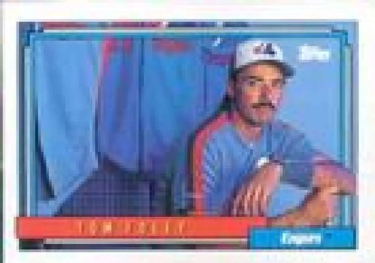 1992 Topps Micro #666 Tom Foley NM-MT Montreal Expos Baseball Card - Baseball Card Single