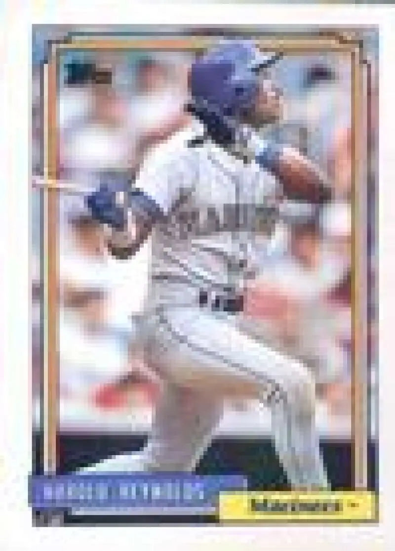 1992 Topps Micro #670 Harold Reynolds NM-MT Seattle Mariners Baseball Card - Baseball Card Single