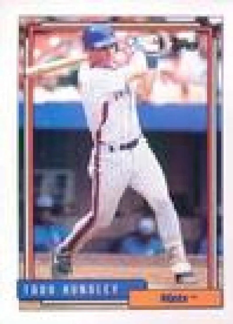 1992 Topps Micro #673 Todd Hundley NM-MT New York Mets Baseball Card - Baseball Card Single