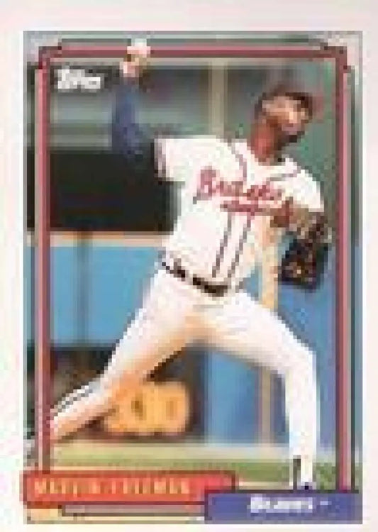 1992 Topps Micro #68 Marvin Freeman NM-MT Atlanta Braves Baseball Card - Baseball Card Single
