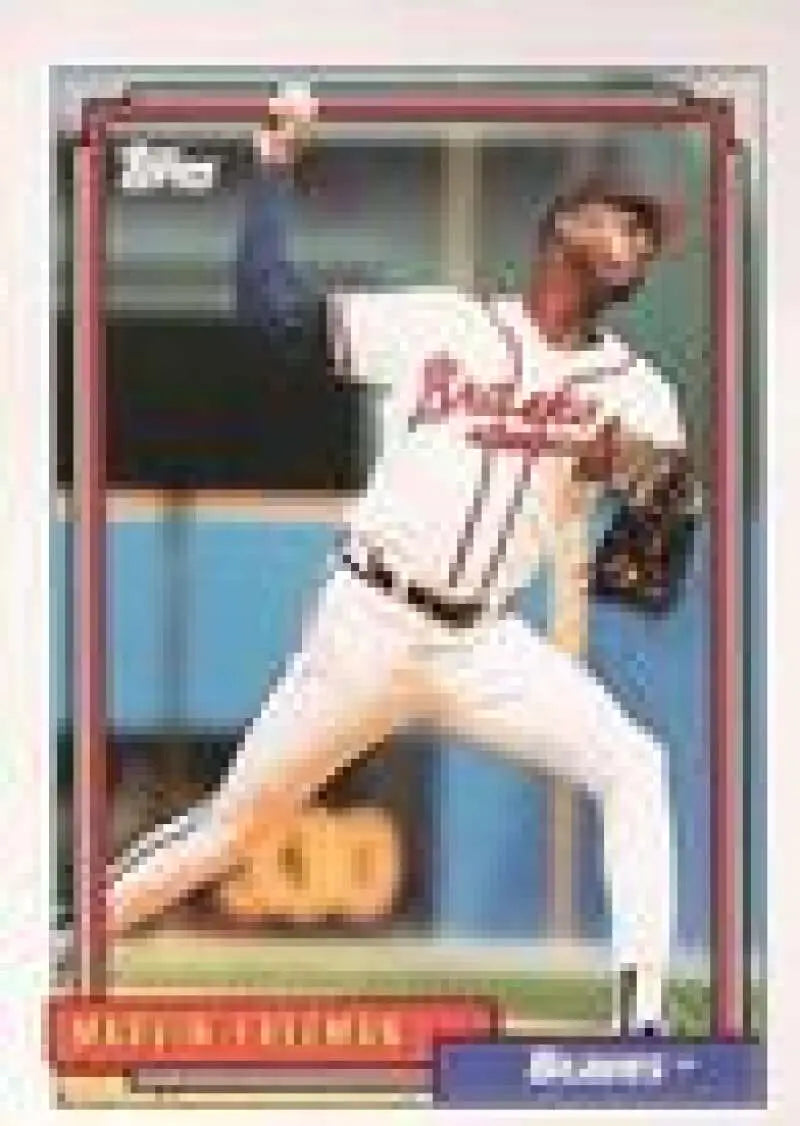 1992 Topps Micro #68 Marvin Freeman NM-MT Atlanta Braves Baseball Card - Baseball Card Single