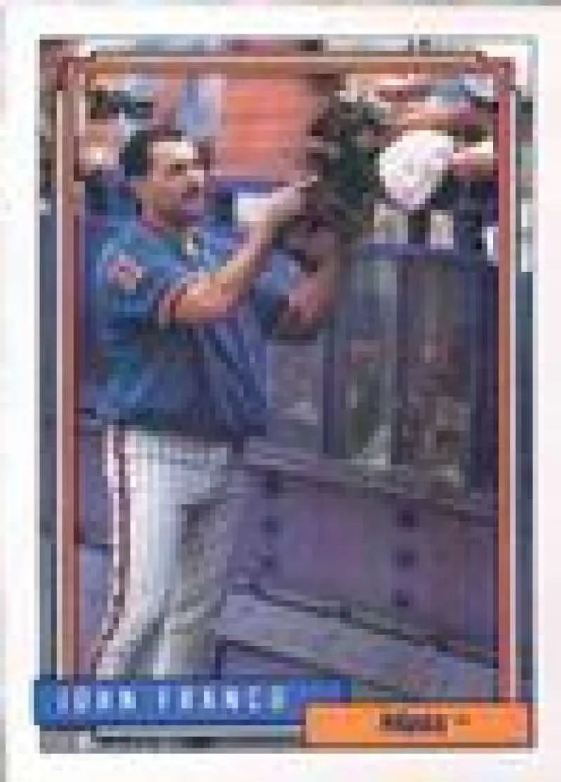 1992 Topps Micro #690 John Franco NM-MT New York Mets Baseball Card - Baseball Card Single