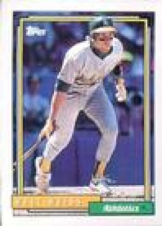1992 Topps Micro #691 Walt Weiss NM-MT Oakland Athletics Baseball Card - Baseball Card Single