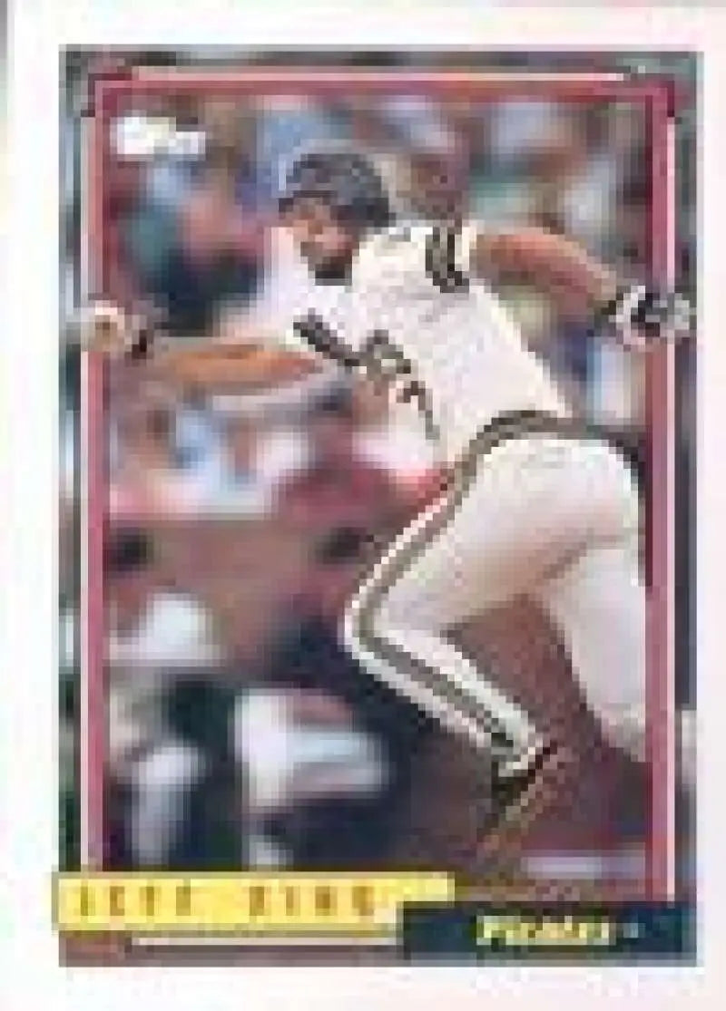 1992 Topps Micro #693 Jeff King NM-MT Pittsburgh Pirates Baseball Card - Baseball Card Single