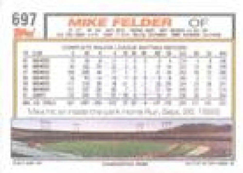 1992 Topps Micro #697 Mike Felder NM-MT San Francisco Giants Baseball Card - Baseball Card Single