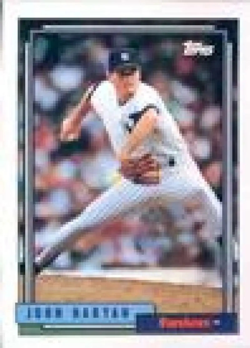 1992 Topps Micro #698 John Habyan NM-MT New York Yankees Baseball Card - Baseball Card Single