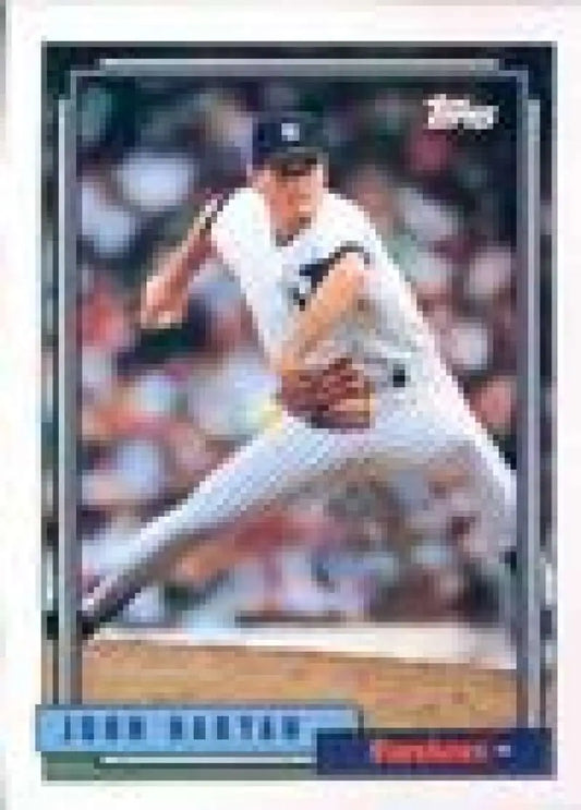 1992 Topps Micro #698 John Habyan NM-MT New York Yankees Baseball Card - Baseball Card Single