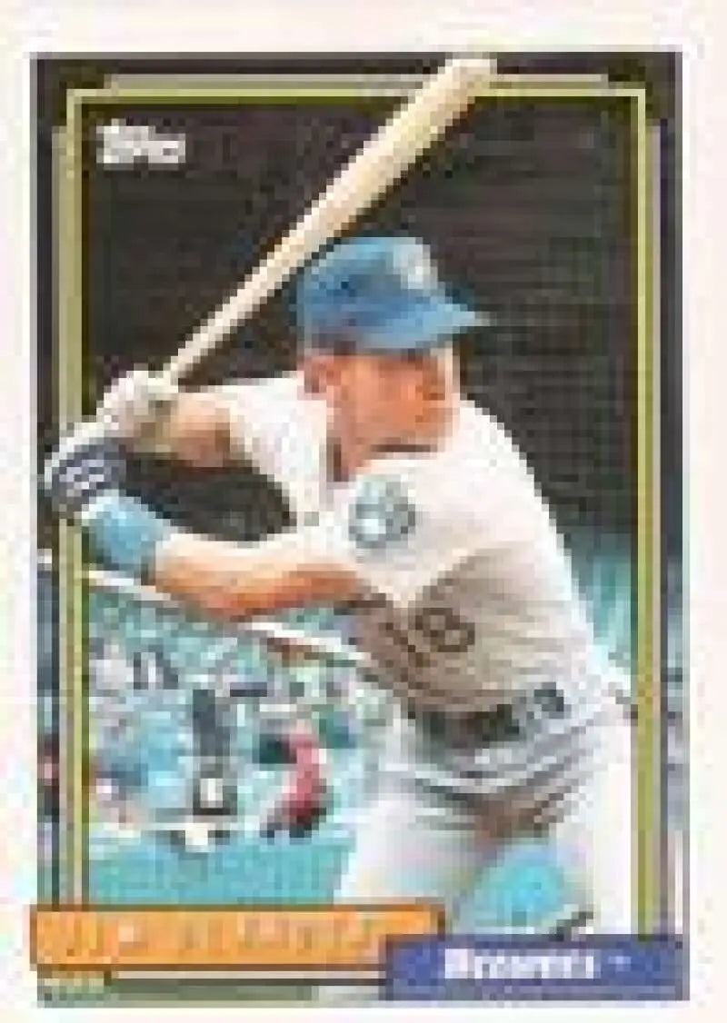1992 Topps Micro #7 Jim Olander NM-MT RC Rookie Milwaukee Brewers Baseball Card - Baseball Card Single