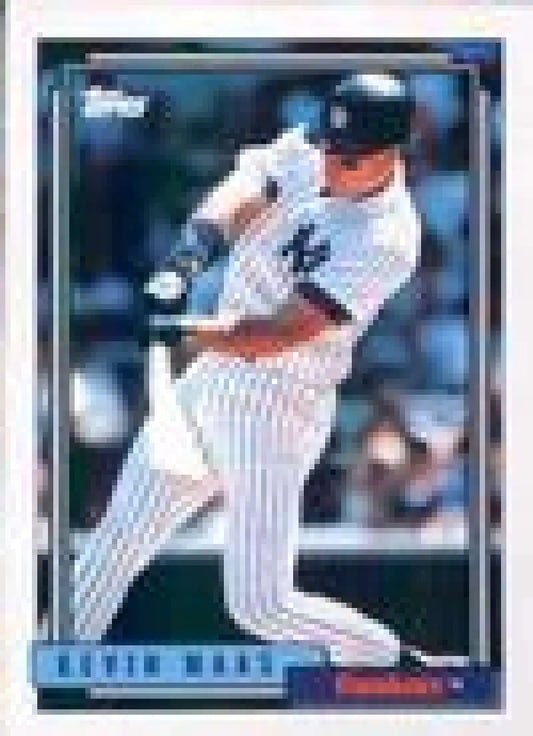 1992 Topps Micro #710 Kevin Maas NM-MT New York Yankees Baseball Card - Baseball Card Single