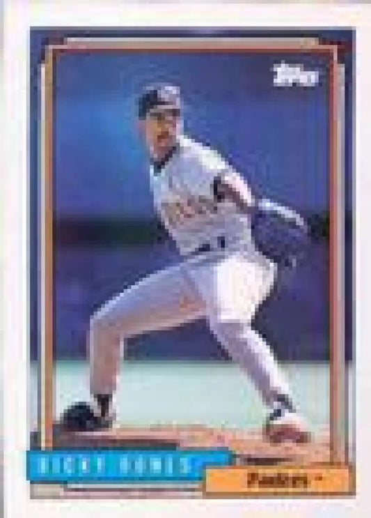 1992 Topps Micro #711 Ricky Bones NM-MT San Diego Padres Baseball Card - Baseball Card Single