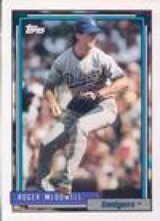 1992 Topps Micro #713 Roger McDowell NM-MT Los Angeles Dodgers Baseball Card - Baseball Card Single