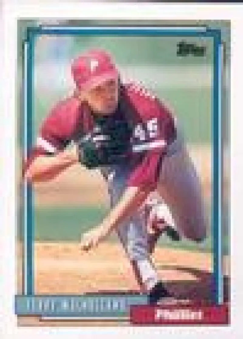 1992 Topps Micro #719 Terry Mulholland NM-MT Philadelphia Phillies Baseball Card - Baseball Card Single