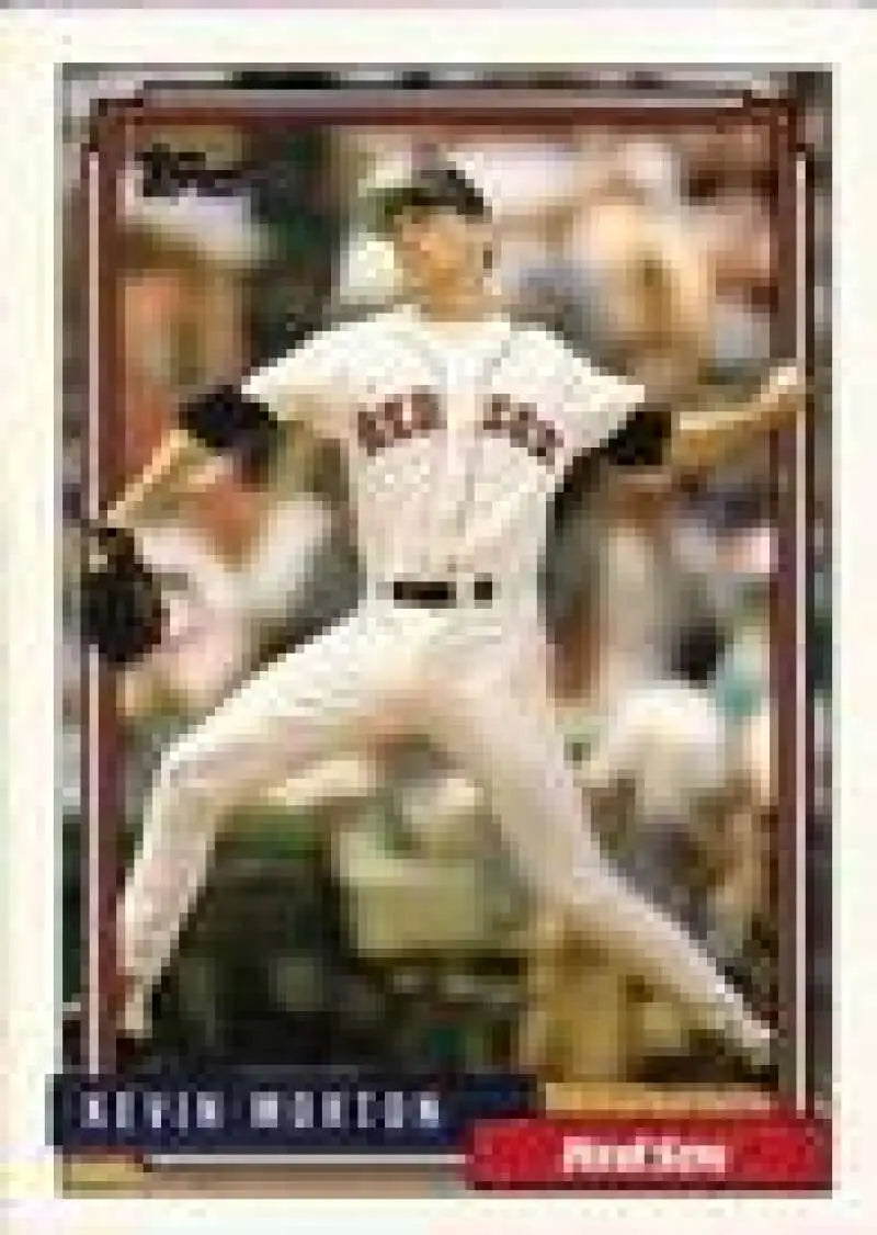 1992 Topps Micro #724 Kevin Morton NM-MT Boston Red Sox Baseball Card - Baseball Card Single