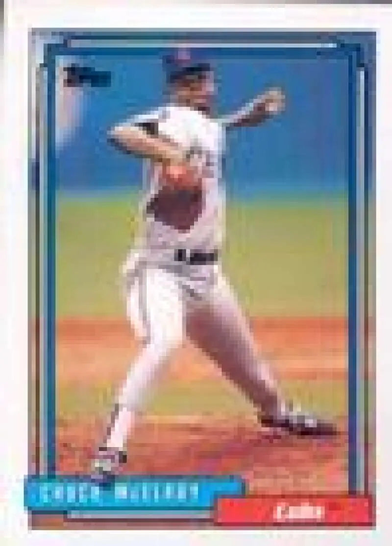 1992 Topps Micro #727 Chuck McElroy NM-MT Chicago Cubs Baseball Card - Baseball Card Single