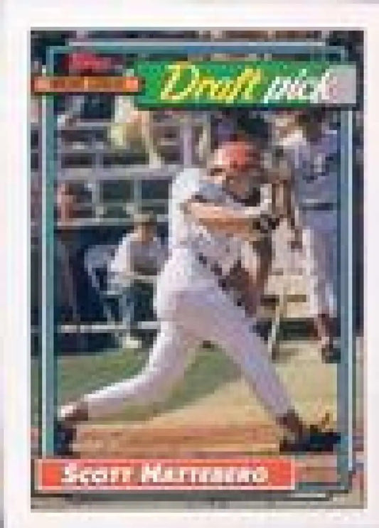 1992 Topps Micro #734 Scott Hatteberg NM-MT RC Rookie Boston Red Sox Baseball Card - Baseball Card Single