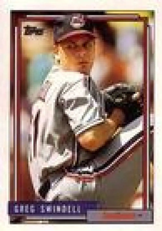 1992 Topps Micro #735 Greg Swindell NM-MT Cleveland Indians Baseball Card - Baseball Card Single