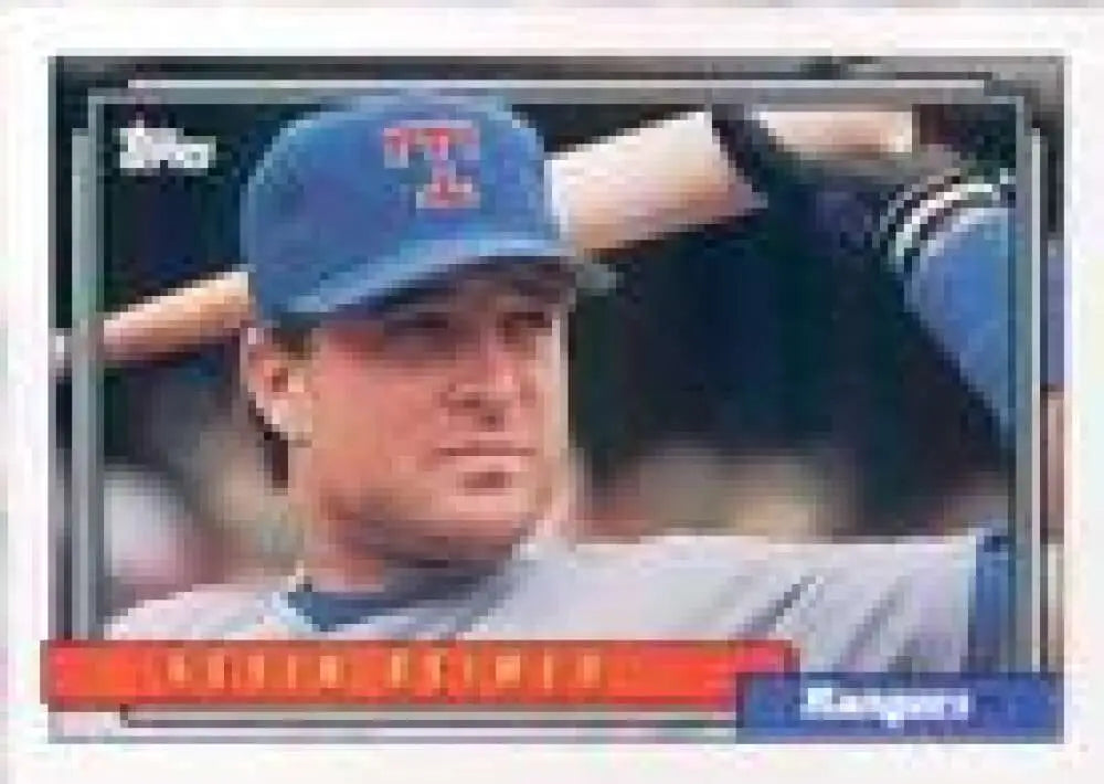 1992 Topps Micro #737 Kevin Reimer NM-MT Texas Rangers Baseball Card - Baseball Card Single