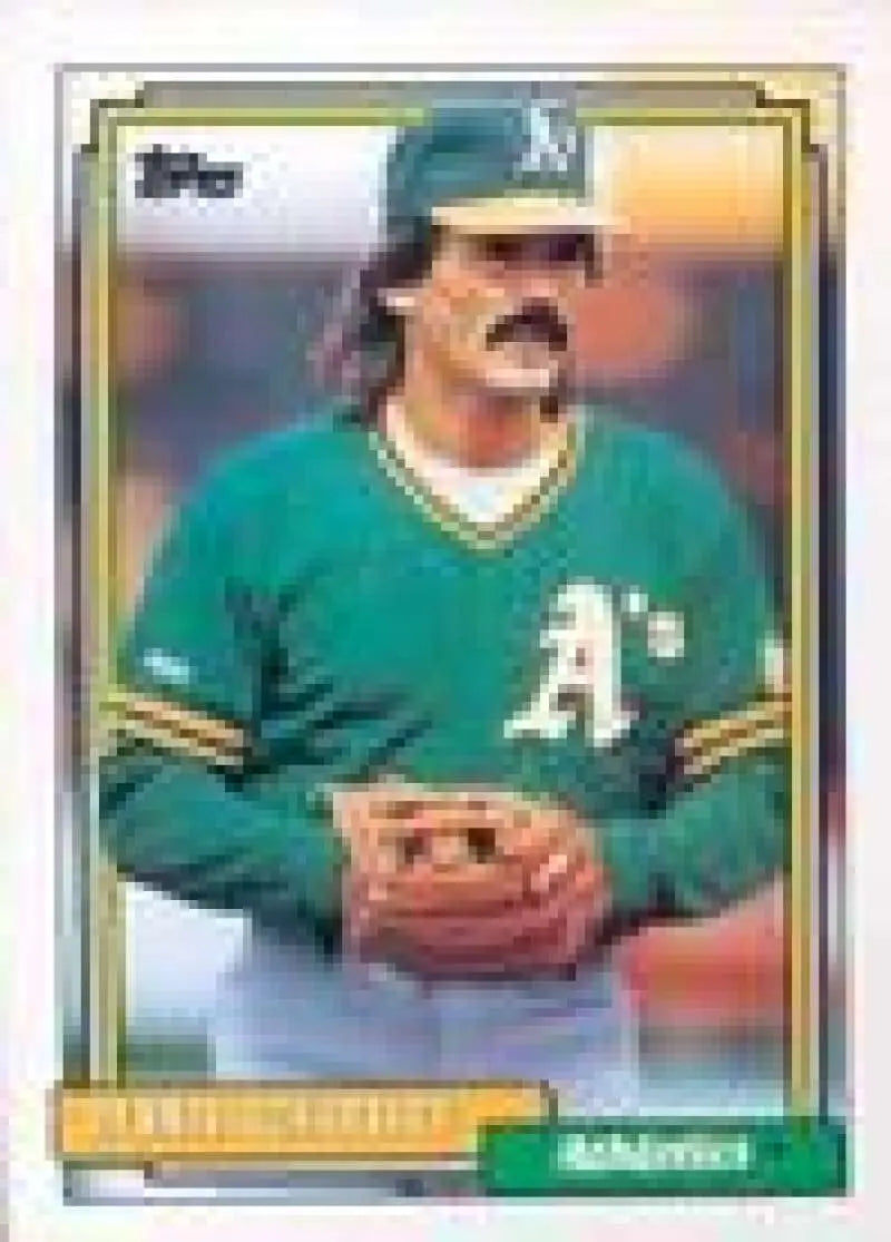 1992 Topps Micro #738 Dennis Eckersley NM-MT Oakland Athletics Baseball Card - Baseball Card Single