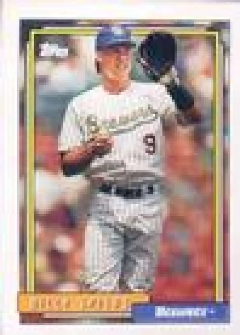 1992 Topps Micro #742 Bill Spiers NM-MT Milwaukee Brewers Baseball Card - Baseball Card Single