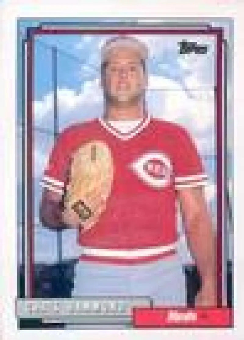 1992 Topps Micro #744 Chris Hammond NM-MT Cincinnati Reds Baseball Card - Baseball Card Single