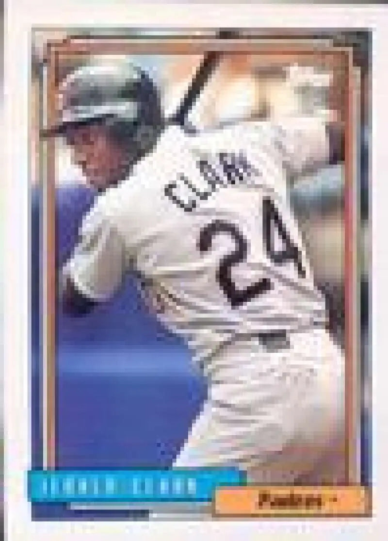 1992 Topps Micro #749 Jerald Clark NM-MT San Diego Padres Baseball Card - Baseball Card Single