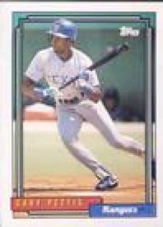 1992 Topps Micro #756 Gary Pettis NM-MT Texas Rangers Baseball Card - Baseball Card Single