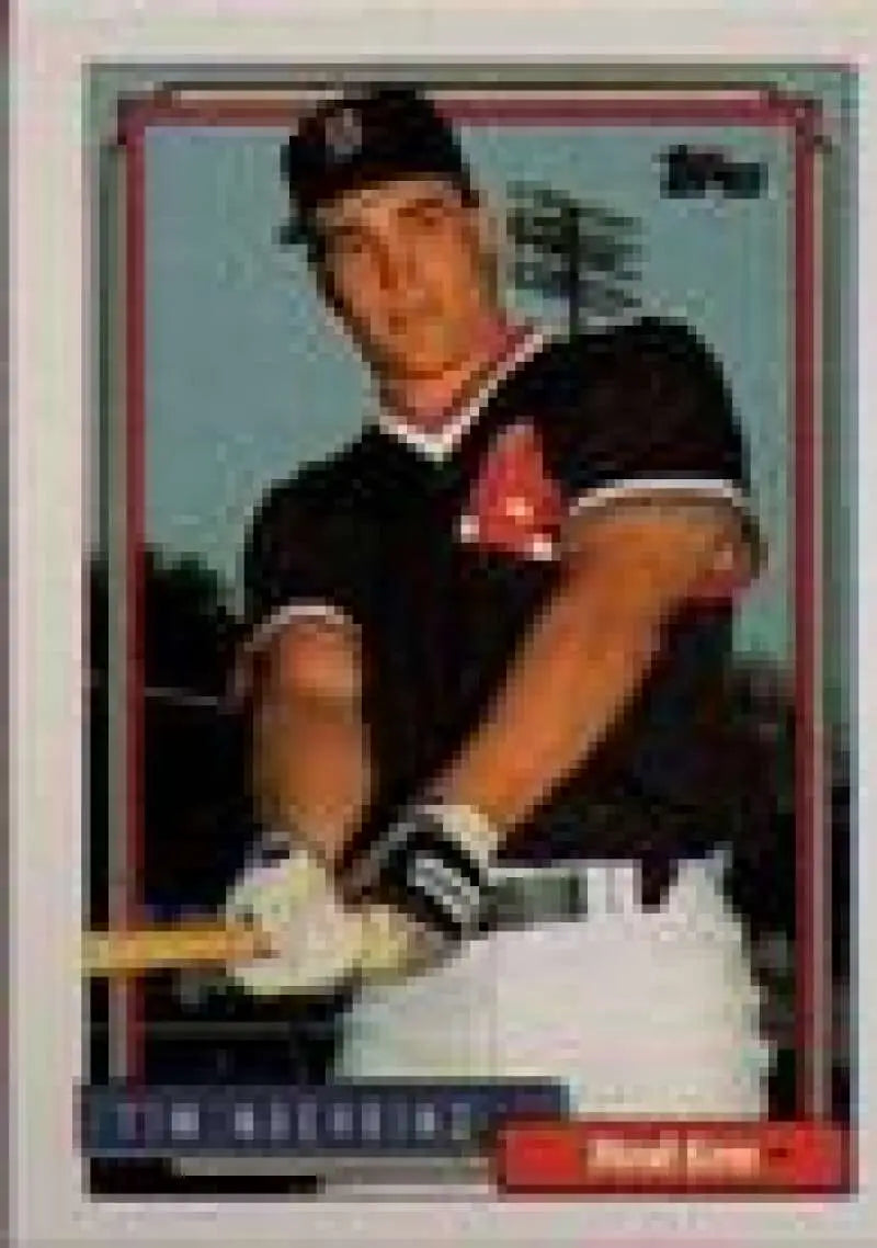 1992 Topps Micro #758 Tim Naehring NM-MT Boston Red Sox Baseball Card - Baseball Card Single