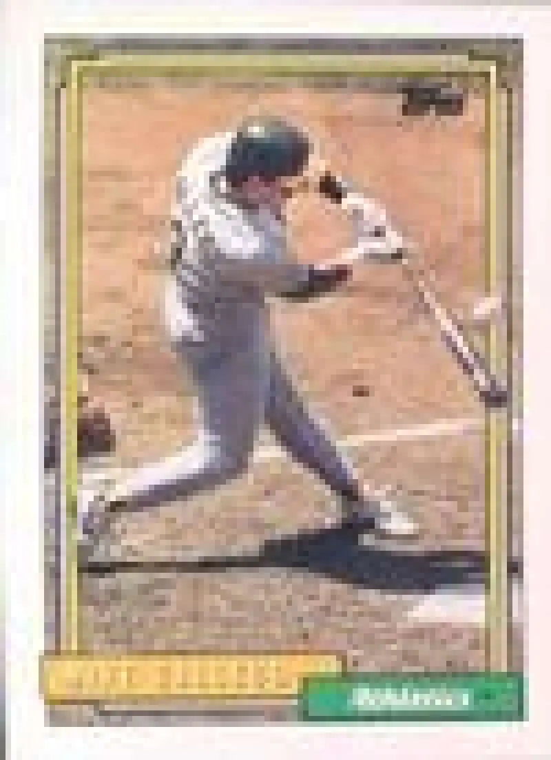 1992 Topps Micro #76 Mike Gallego NM-MT Oakland Athletics Baseball Card - Baseball Card Single