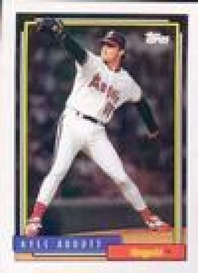 1992 Topps Micro #763 Kyle Abbott NM-MT California Angels Baseball Card - Baseball Card Single