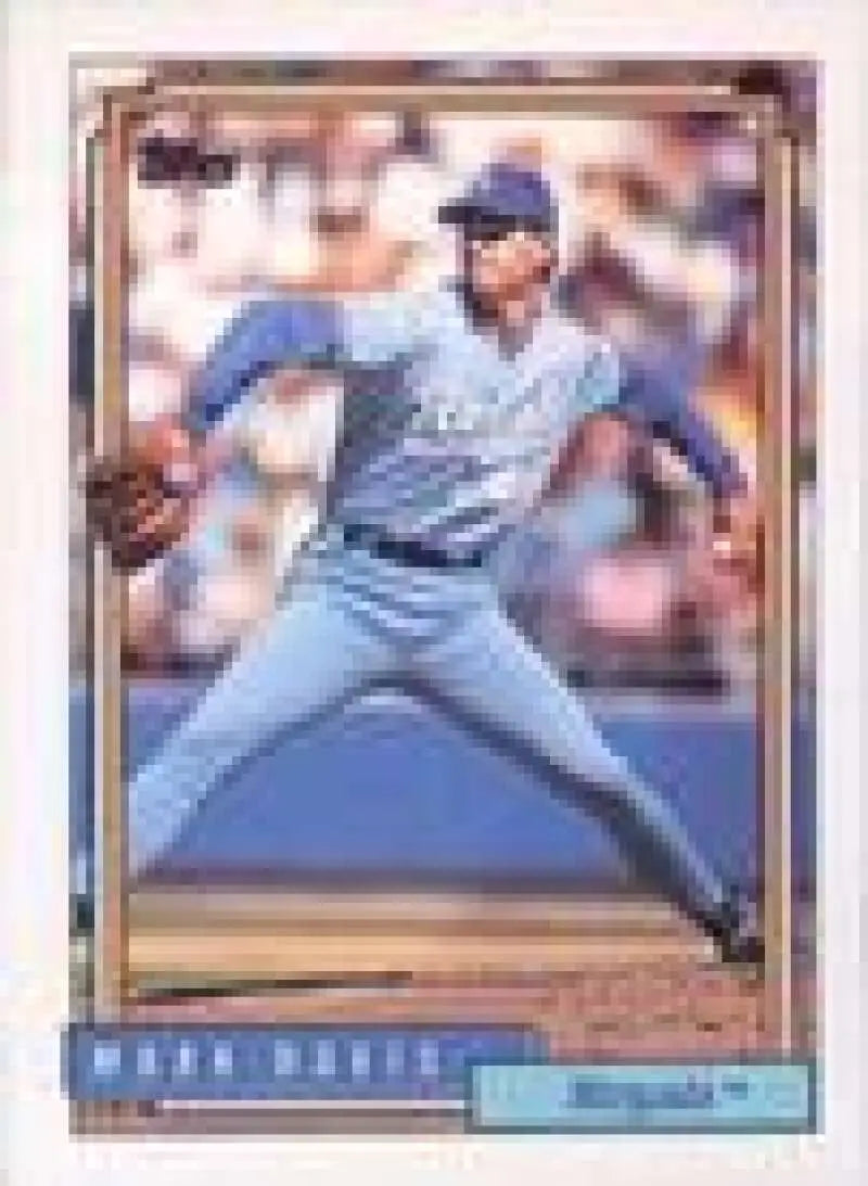 1992 Topps Micro #766 Mark Davis NM-MT Kansas City Royals Baseball Card - Baseball Card Single