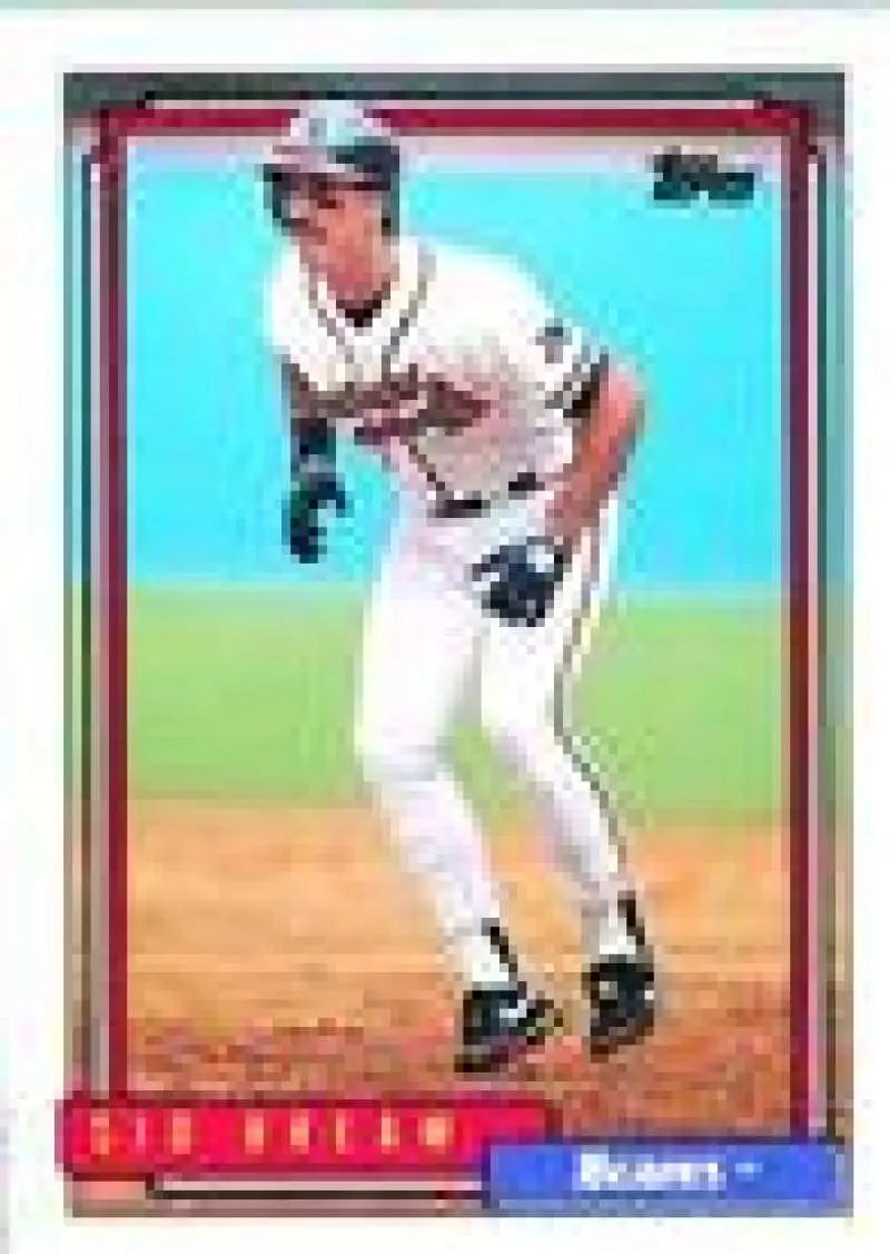 1992 Topps Micro #770 Sid Bream NM-MT Atlanta Braves Baseball Card - Baseball Card Single
