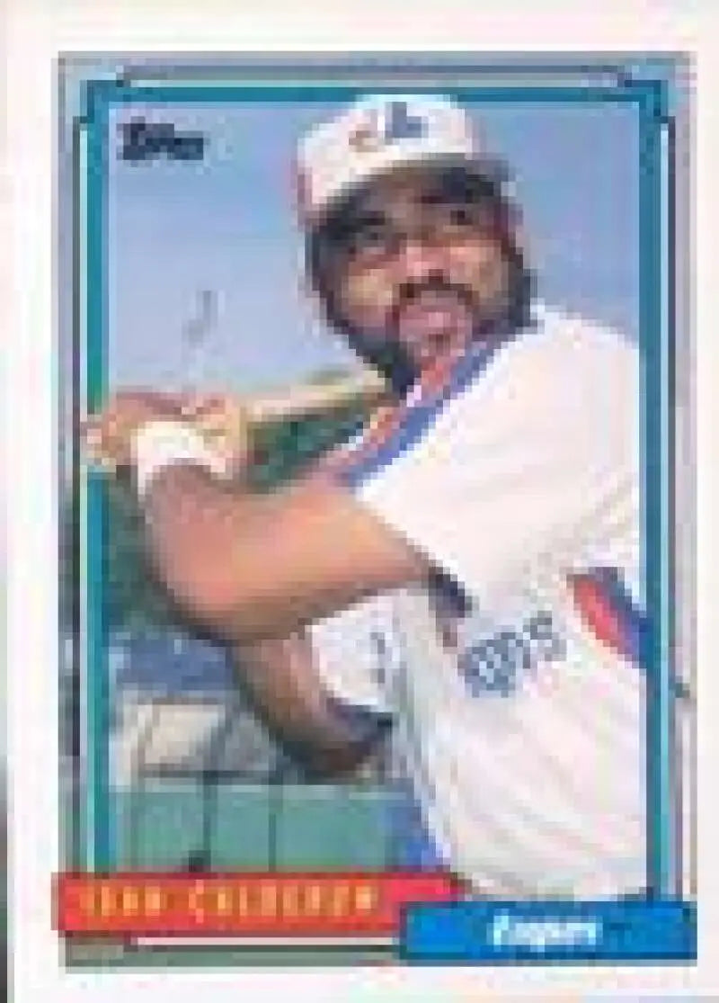 1992 Topps Micro #775 Ivan Calderon NM-MT Montreal Expos Baseball Card - Baseball Card Single