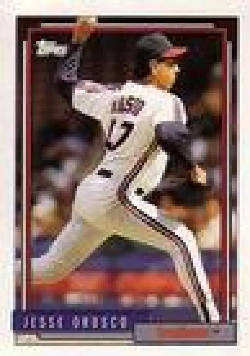 1992 Topps Micro #79 Jesse Orosco NM-MT Cleveland Indians Baseball Card - Baseball Card Single