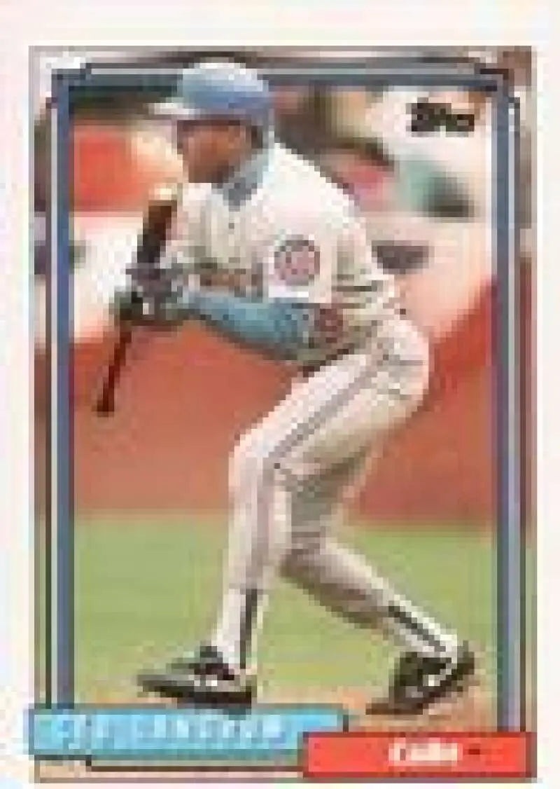 1992 Topps Micro #81 Ced Landrum NM-MT Chicago Cubs Baseball Card - Baseball Card Single