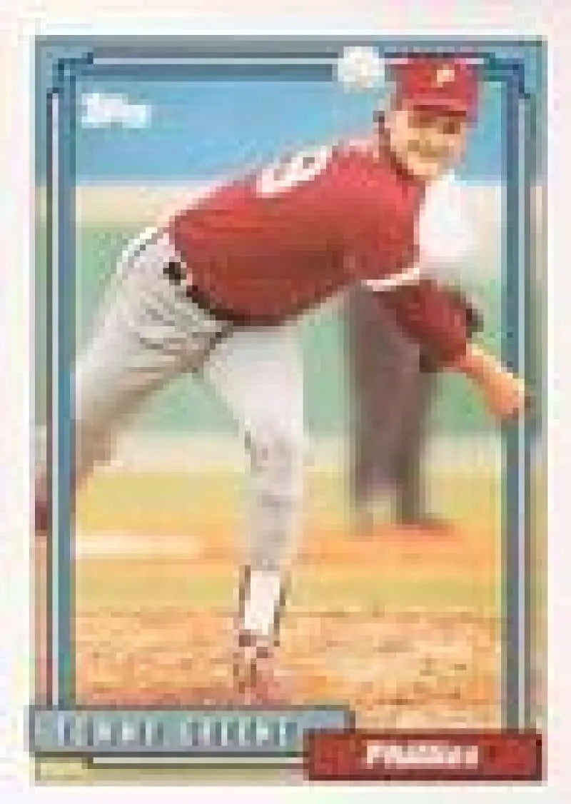 1992 Topps Micro #83 Tommy Greene NM-MT Philadelphia Phillies Baseball Card - Baseball Card Single
