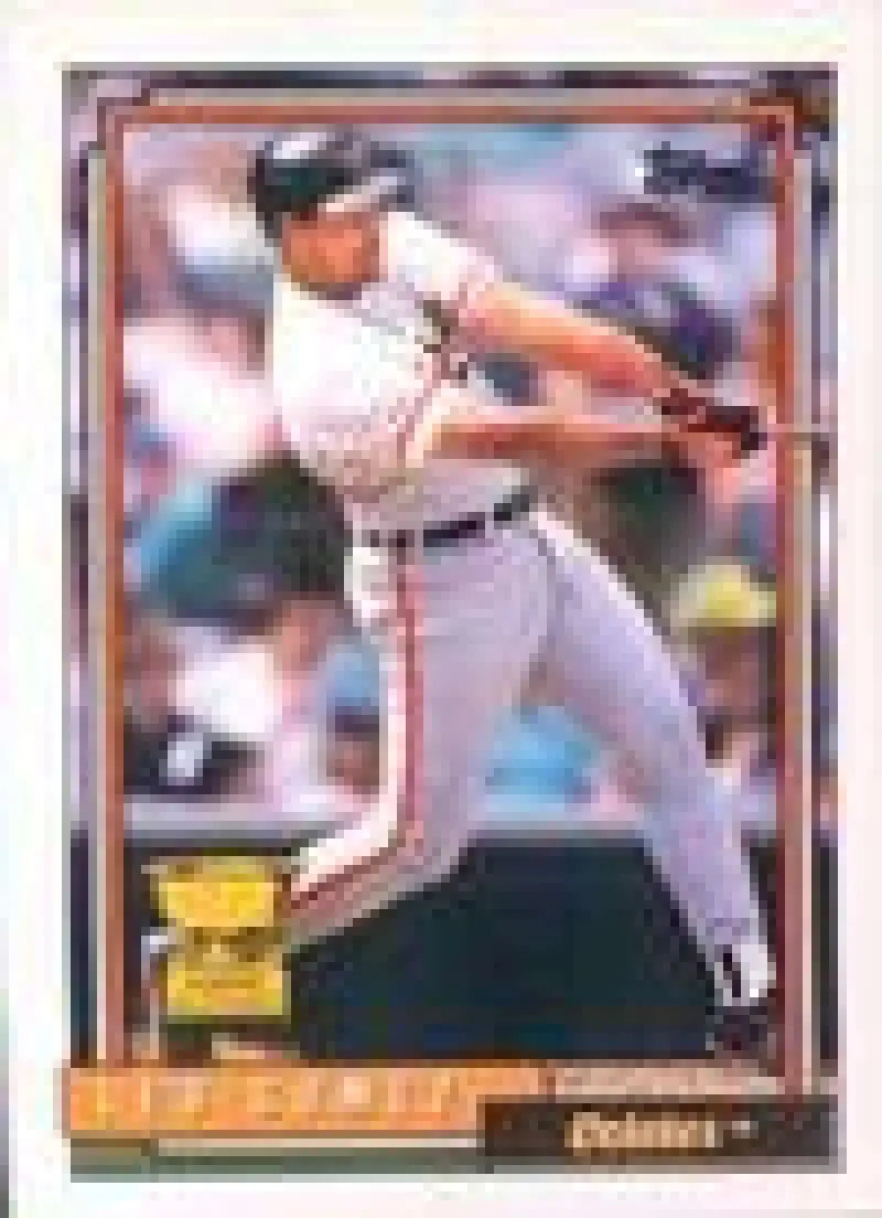 1992 Topps Micro #84 Leo Gomez NM-MT Baltimore Orioles Baseball Card - Baseball Card Single